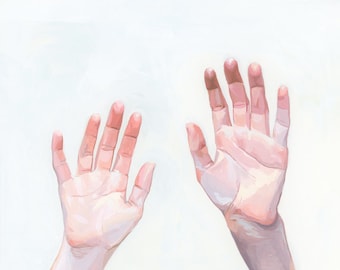 8x10" giclee hand print - "Two Hands"