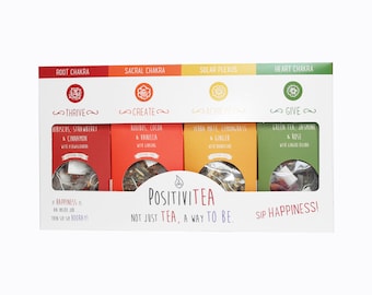 Lower Chakras Herbal Tea Gift Set - Herbal Life - Herbal Tea - Gift Box
