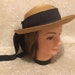 RESERVED for Laurencedm until July 5, 2018 - Vintage Straw Hat Anne of Green Gables Hat - Girls Small Ladies French Woven Straw Hat Wedding