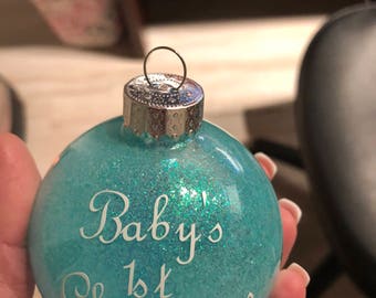 Baby's 1st Christmas ornament