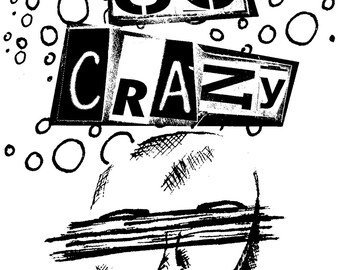 Not So Crazy Zine DIGITAL DOWNLOAD // Mental health zine