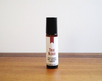TRUE BLOOD / Fizzy Cherry Lime Orange & Berries / Book Inspired / Sookie Stackhouse / Roll-On Perfume Oil