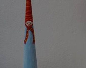 Snowman, Paper Mache, Sculpture, Unique Guift,Winter,Christmas