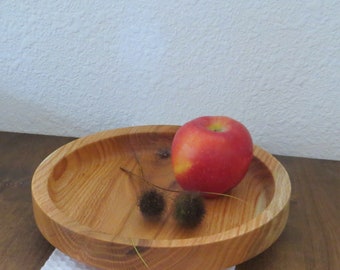 Shallow Bowl - Hand Turned Wood - White Oak