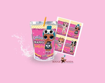 Lol Surprise Capri Sun - Juice Pouch - Lol Surprise party printables
