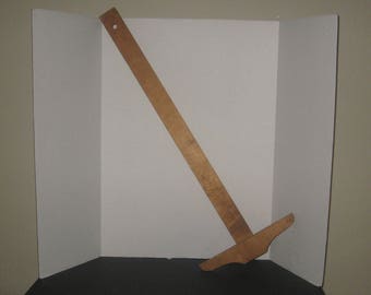 Vintage 32" T-Square, Post brand. Wooden drawing tool. Drafting, architectural tool. Great decor