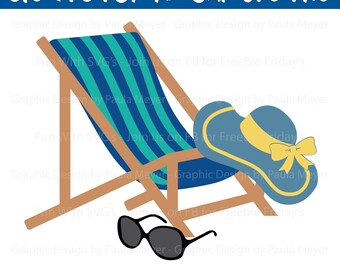 Download Beach chair svg | Etsy