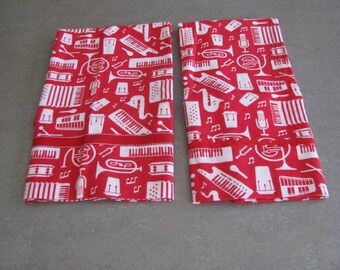 Musical instruments pillowcase