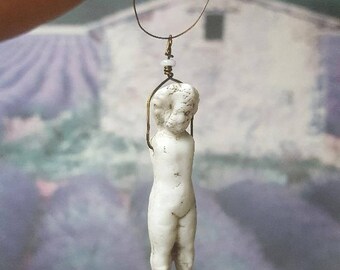 Vintage Bisque Doll Necklace