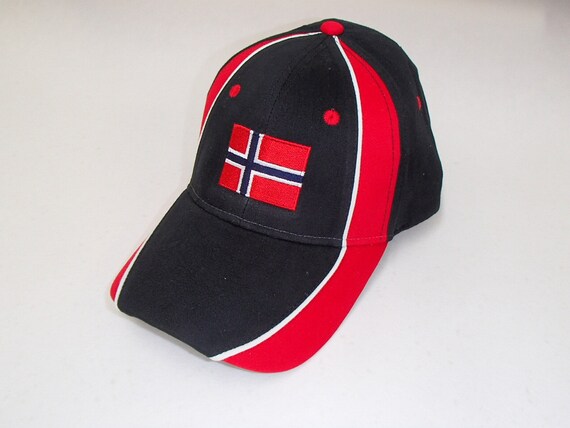 Scandinavian Embroidered Baseball Cap Hat for Norwegian's