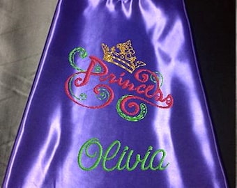 Super Hero kid's Cape, Monogram Princess cape, Superhero Cape, Girls Cape, Purple Embroidered Personalized
