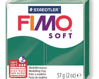 Fimo Soft 57 g - Emerald N 56 - Ref 68020056 - until the stock!