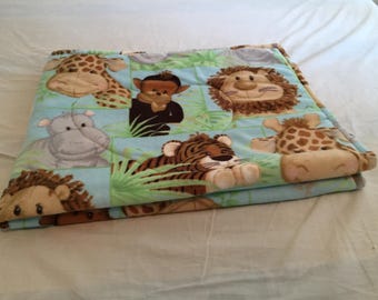 Jungle Babies Baby Blanket.