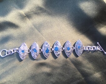 Azurite Granite Bracelet