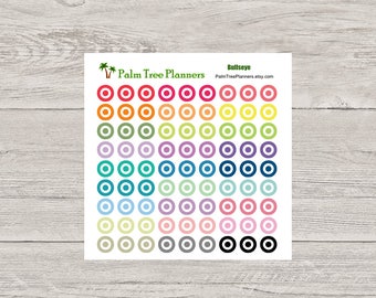 Bullseye Planner Stickers for Erin Condren Planner