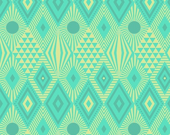 Tabby Road by Tula Pink for Free Spirit - Lucy - Clear Skies - 1/2 Yard Cotton Quilt Fabric 517