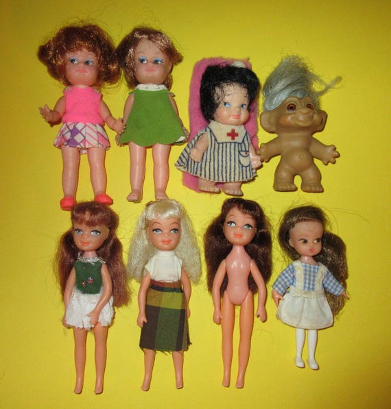 vintage small dolls