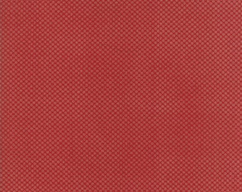 Moda - Needle & Thread Gatherings - Flower Dot Red - Russet/Tallow - Fabric by the Yard 1234-13