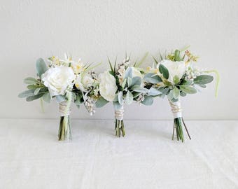 Bridesmaid Bouquet, Wedding Bouquet, Silk Flower Bouquet, Wedding Flowers, Bouquet, Flower Bouquet