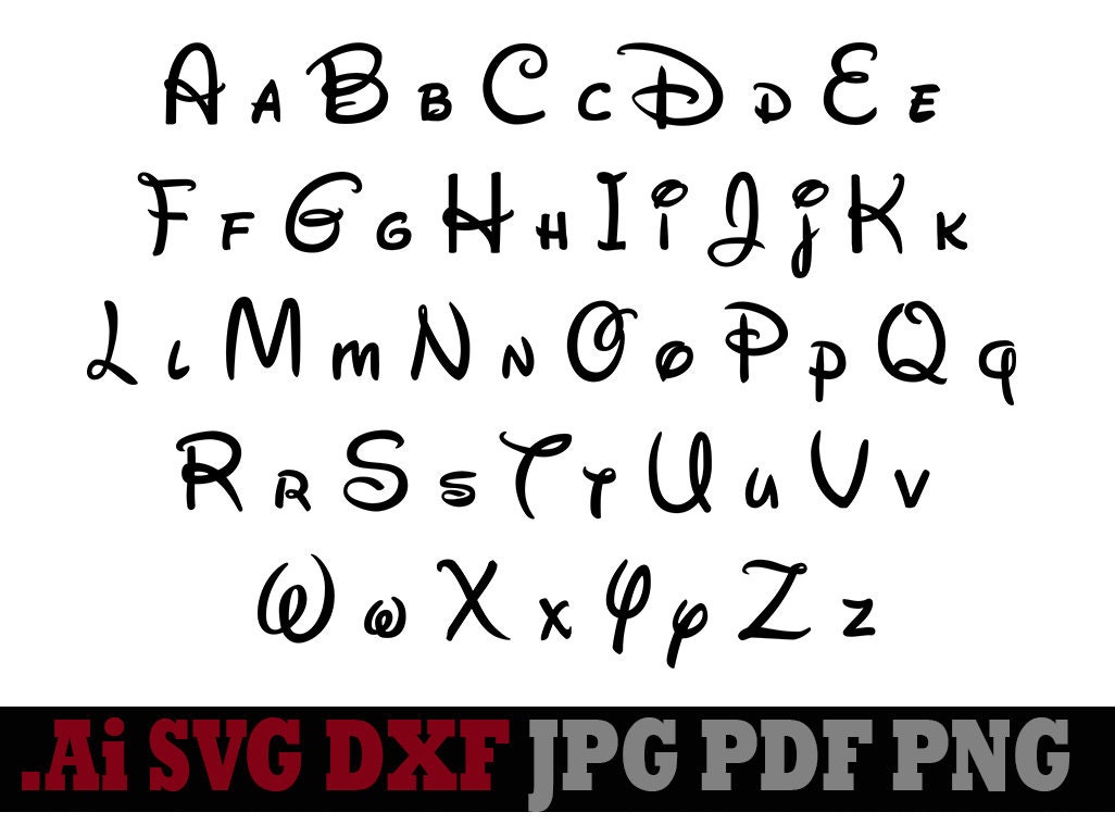 Download Disney font svg, Walt Disney font svg, Disney svg, Disney ...