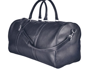 Weekender Bag - Black & Silver
