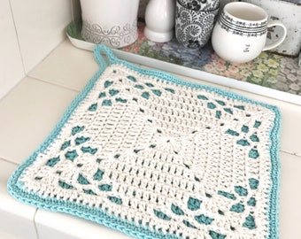The Farmhouse Crochet Pot Holder Pattern