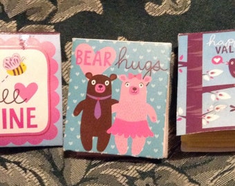 Mini Valentine's Journals (set of 3)