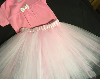 Toddler Tutu Skirt and OneZ set in 18 month size.