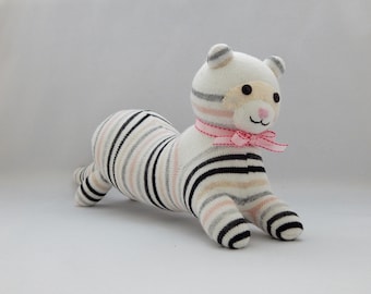 Ferret Plush Toy, Weasel Stuffed Animal, Stuffed Toy, Plushie, Sock Monkey, Sock Toy