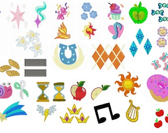 MLP Cutie Mark Patches 3 to 18 inch sizes