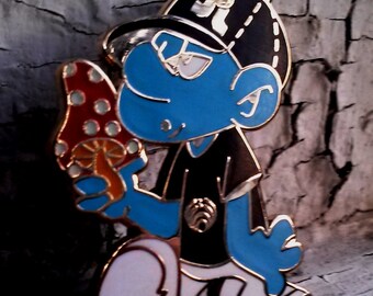 Pretty Nectar - Smurf - Basslights Bassnectar Pretty Lights Magic Mushroom Hat Pin