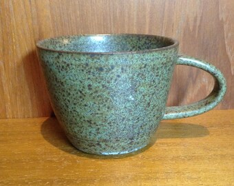 Stoneware coffee cup handmade