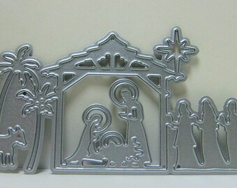 Nativity Scene Metal Cutting Die Set