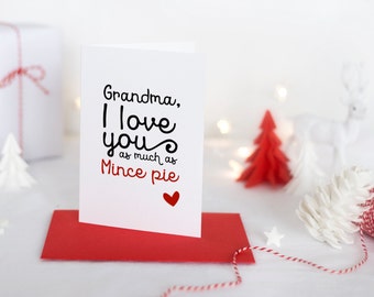 Personalised Printable Christmas Cards | Christmas Printable | Christmas Gifts for Grandparents | INSTANT DOWNLOAD 5x7 8x10 Printable Art