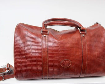 Leather Duffle Bag 23” / Travel Bag / Leather Sports Bag / Cabin Travel Bag / Weekender / Overnight Bag / Leather Bag