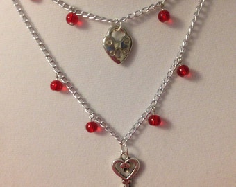 Lock & Key Necklace Set