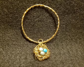 Bird's Nest Bracelet (Robin Eggs)