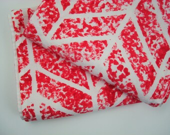 Red Hand Dyed Linen Kitchen Towel, Glasgow Cherry