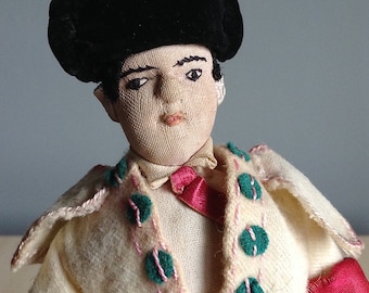 Toreador Bull Fighter Doll Spain 1950s