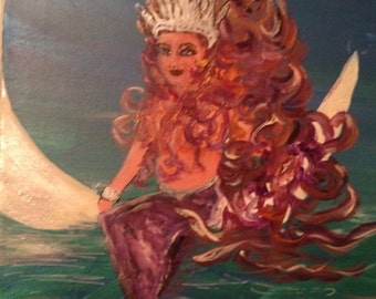 Calypso Mermaid Queen and her Moon