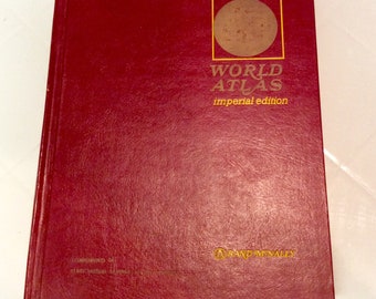 World Atlas - Imperial Edition - Rand McNally - Copyright 1972