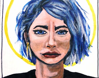 St. Joan of Arc modern icon 5"x7" print