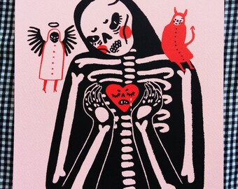 Death Needs Advice Too - Print