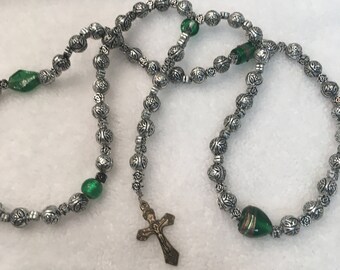 Handmade Rosary, 28 inches