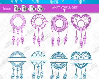 Free Free 114 Heart Dream Catcher Mandala Svg SVG PNG EPS DXF File