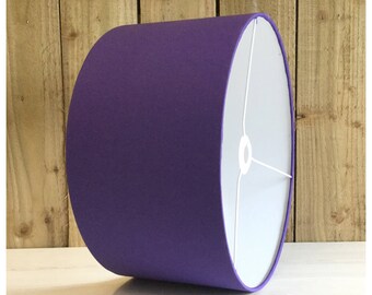 Purple Drum Lamp Shade Lightshade Ceiling Pendant 20cm 25cm 30cm 35cm 40cm 45cm 50cm 55cm 60cm 70cm