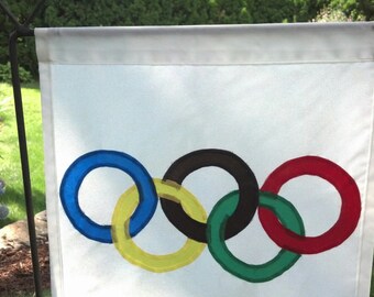 Olympic Rings - Garden Flag