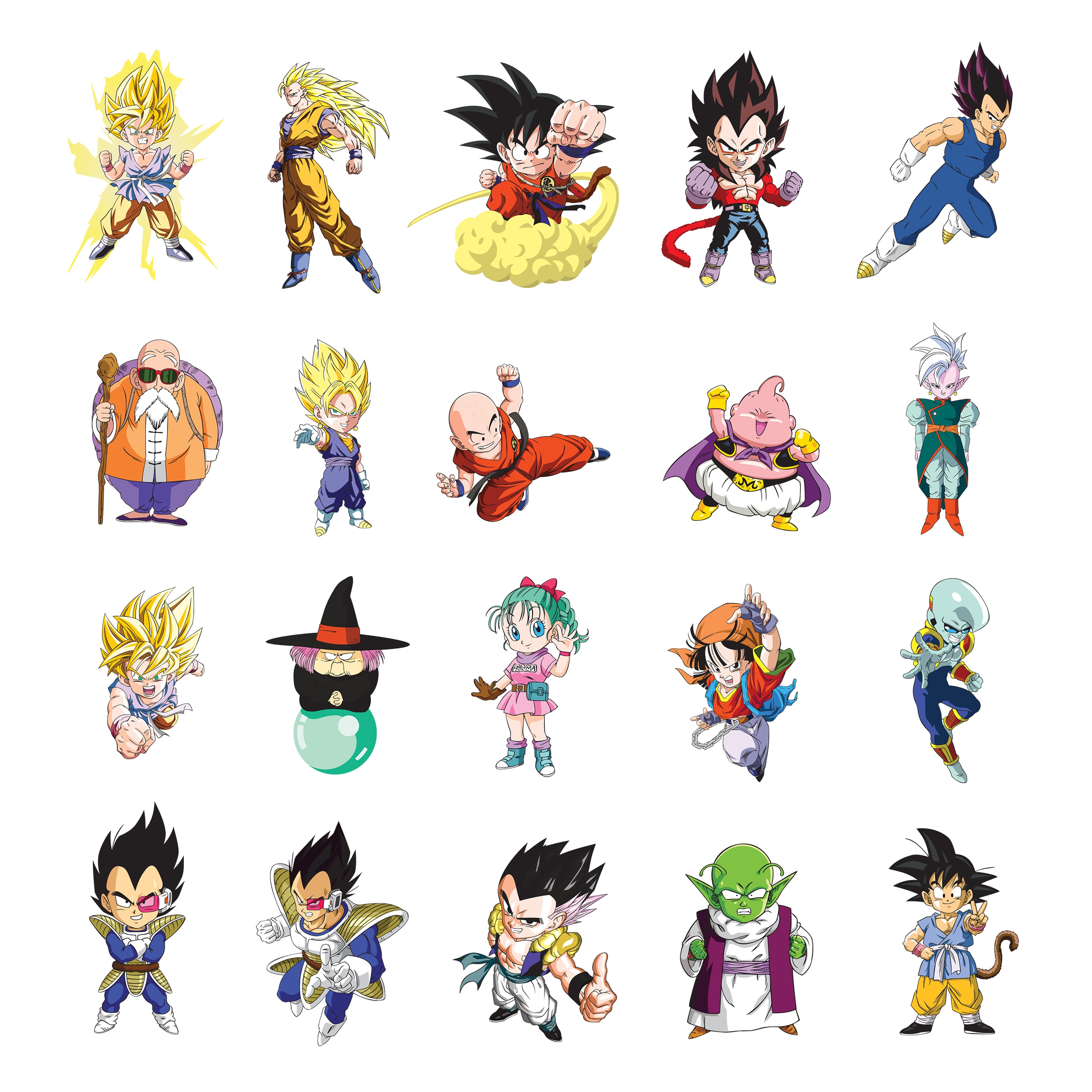 Download DragonBall Z 2 Svg/Eps/Png/Jpg/ClipartsPrintable Silhouette