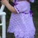 Isabella Purple Dress Set Crochet Pattern PDF