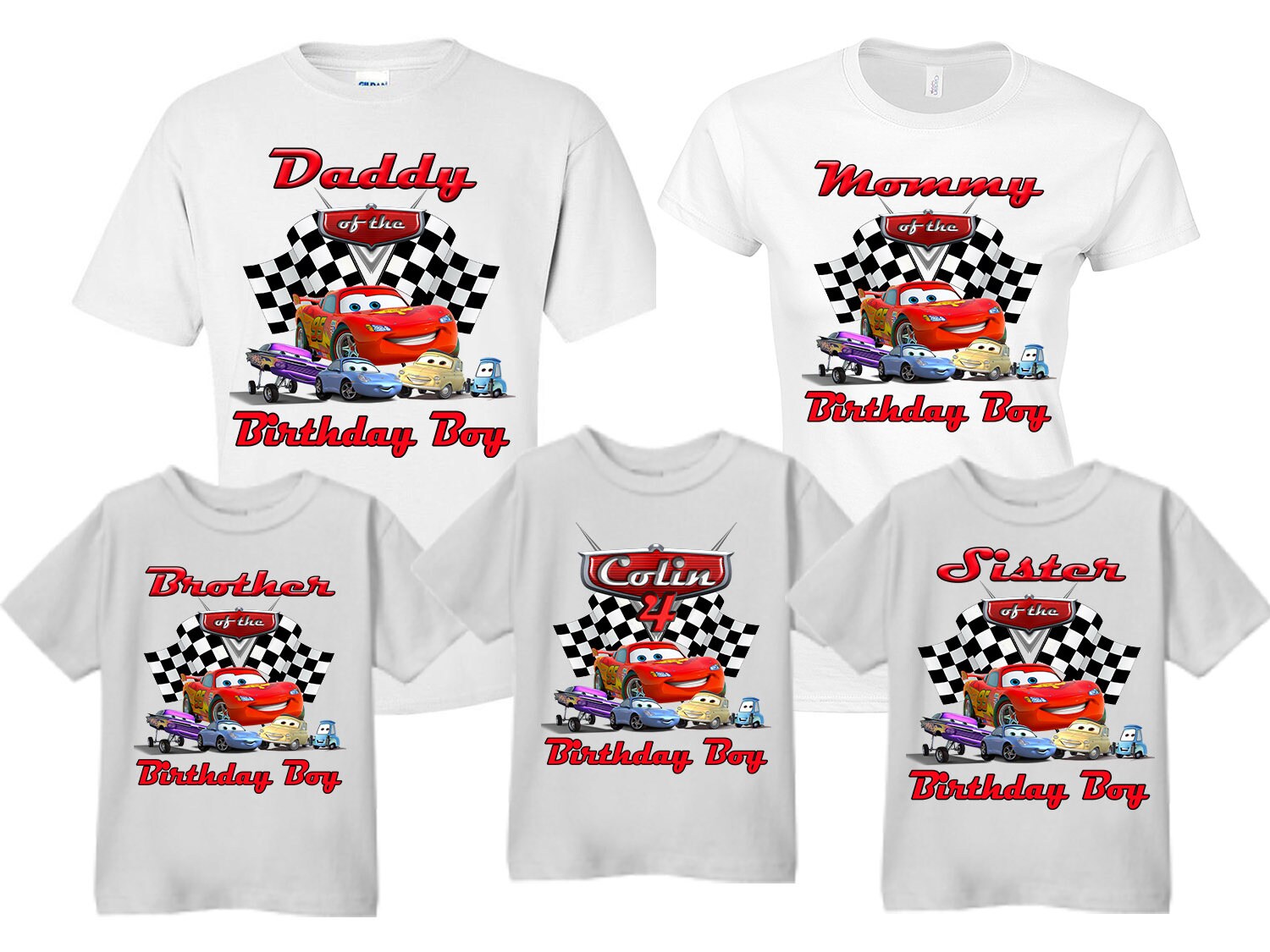 Disney Cars Disney Cars Shirts Disney Cars Family of
